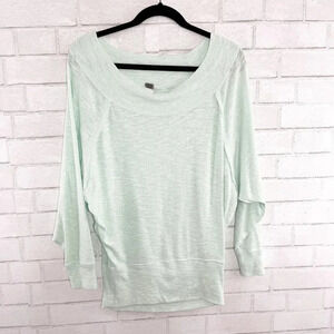We the Free - Free People Mint Green Dolman Sleeve Pullover Shirt Women's XS